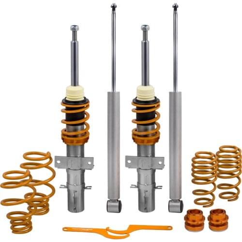 Coil Spring Coilovers Kit fit for Seat Ibiza MK3 2002-2008 VW Polo MK4 9N 1.2L 1.4L
