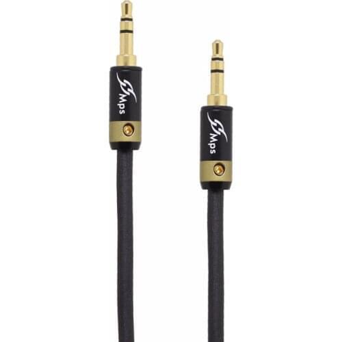 MPS X-9 Eagle 3.5mm AUX Cable 99.99997% 6N OCC Silver OCC Line Stereo Male to Male Wire For Hifi Audio Car Headphone Speaker PC