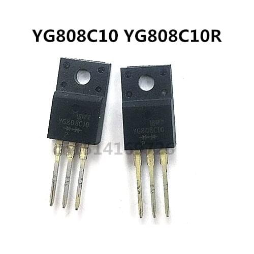 Original new 5pcs/ YG808C10 YG808C10R 30A/100V TO-220F