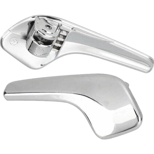 A Pair Car Inner Inside Interior Door Handle Handles Chrome for Vauxhall Corsa MK3 2006-2013 for Corsa D 2006-2016 Box