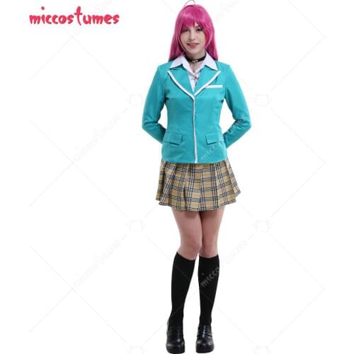 Rosario Vampire Moka Akashiya Cosplay Costume Woman Halloween Uniform Outfit