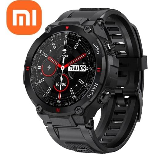 Xiaomi smart watch male full touch 1.28 inch IPS screen Bluetooth call sports clock IP68 heart rate monitoring for IOS Android