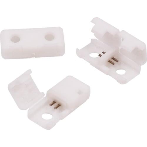2pin Splice Connector I Shape 2 Pin Middle Plug for 11-12mm No Wire Led Strip Light 2835 5050 AC110-220V Waterproof Connector