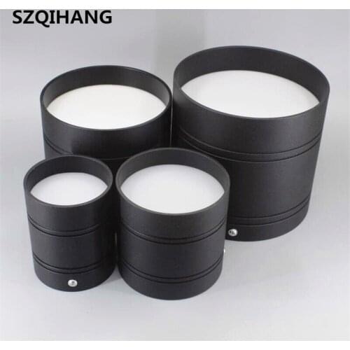 10W 12W 20W 25W Surface Mounted Dimmable LED Ceiling Downlight lamp White/Black shell Led down lights Spot light +led driver