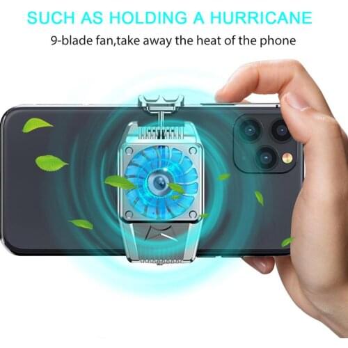 Universal Phone Cooler Mini Mobile Phone Cooling Fan Gaming Accessories Radiator Game Cell Heat Sink For IPhone/Samsung/Xiaomi