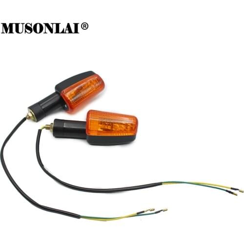 Universal Motorcycle Turn Signal Indicator Light 12v Amber Bulb For Honda CB400 CB1300 Hornet 250 600 VTR250 CB400SF NC39 CB-1