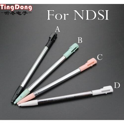 TingDong 100PCS Retractable Metal Touch Screen Pen Stylus for NDSi Game Console