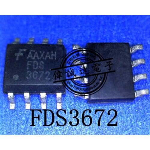 1Pieces New Original FDS3672-NL FDS3672 3672 SOP8 1. In Stock Real Picture