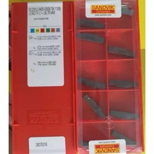 10PCS CARBIDE INSERT N123H2-0400-0008-TM 1105