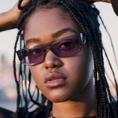 2021 Small Rectangular Womens Retro Brand Designer Glasses Square Sunglasses Vintage Unisex Sun Glasses Feminino