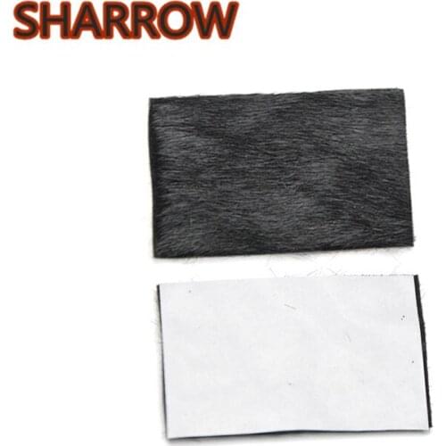 6pcs Archery Fur Adhesive Stick Arrow Rest Plate Silent Arrow Rests For Traditional Recurve Bow Longbow Shooting Accessories