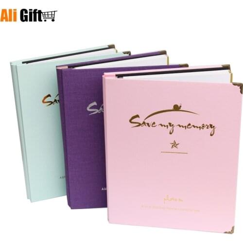 A4 Large Capacity DIY Film Self-adhesive 3/4/5/6/7 Inch Photo Album Wedding Gifts Travel Family Baby 500 Foto Album Memory Book