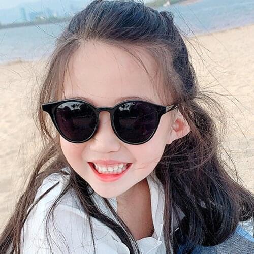 High Quality Children Sunglasses Lovely Baby Kids Clear Tinted Color Lens Round Sun Glasses Summer Boys Girls Eyeglasses Goggles