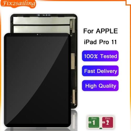 For Apple iPad Pro 11 1st 2018 2nd 2020 A1980 A1934 A1979 LCD Display Digitizer Sensors Assembly Panel LCD Display Replacement
