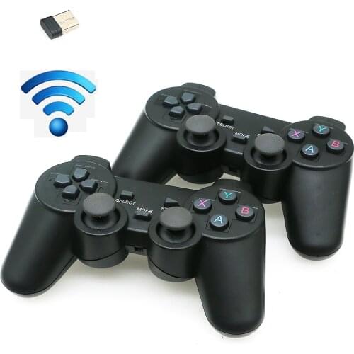 Double Wired Wireless Joypad For 3D Pandora Box Pandoras DX Gaming Controller Arcade Board PC Computer USB Wireless Gamepad