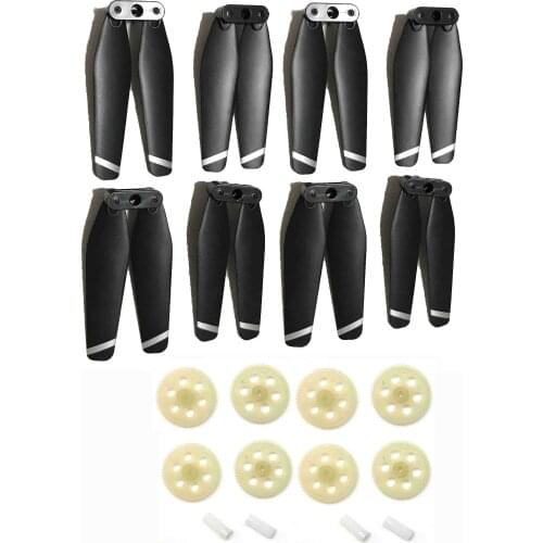 8pcs propeller blade Gears main gear for SG907 SG901 SG907pro gps drone RC Quadcopter drone wings spare parts