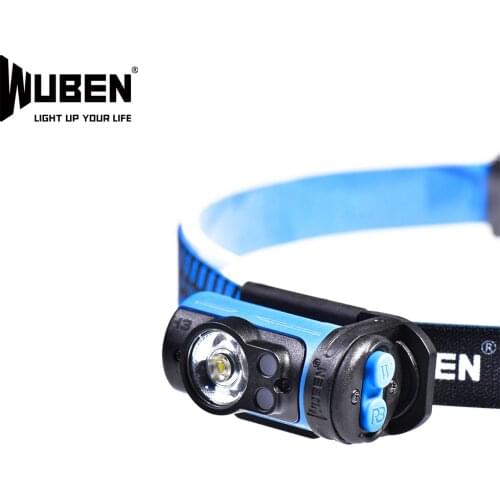 WUBEN H3 headlamp LED Bike 7 Working Modes 120 lumens Mini Headlight waterproof 360 adjustable Light for running walking fishi