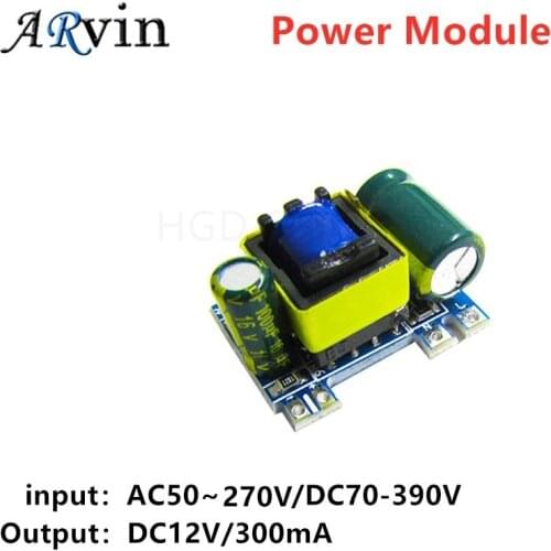 AC-DC 12V 300mA 3.5W 12V300mA Isolated Switching Power Supply Module Buck Regulator Step Down Power Module 220V to 12V Converter