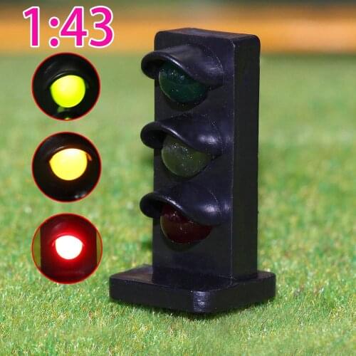 JTD431 5PCS O scale LEDs made Dwarf Signals for Railway signal 2-3 Aspects Model Traffic Lights Traffic singal railway modeling