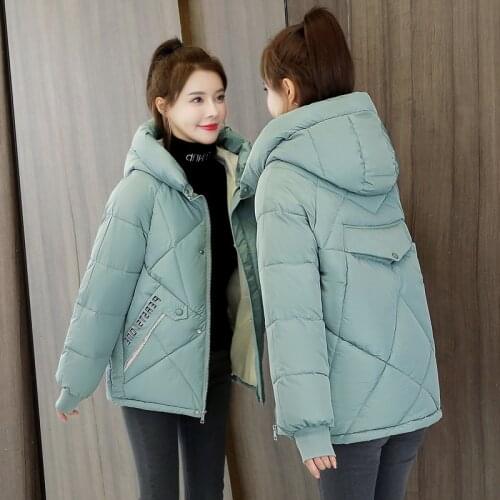 Fashion Plus size Parkas Women Hooded Coat 2020 New Winter Down cotton Thicken Warm Outerwear Coats Loose Casual Female Jacket