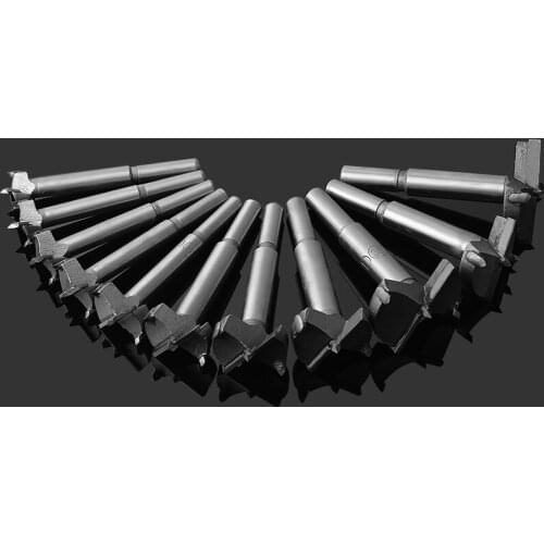 15-55mm Wood Drilling Forstner Auger Drill Bit Set Rotary Hand Tool Accessories Woodworking Hinge Hole Saw Window Wooden Cutting