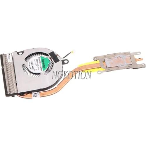 Nokotion CN-0J98C7 0J98C7 J98C7 ZAM80 LA-A911P For dell Latitude 15 E5550 laptop cooling Heatsink with fan