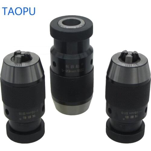 B10 B12 B16 B18 B22 JT6 Chuck Collet Chuck Self Tighten Keyless Drill Chuck for Drilling Machine Taper Drill Chuck For Power