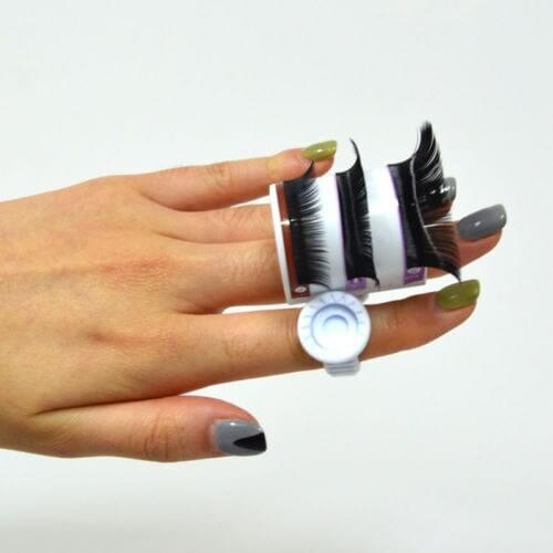 5 set Lash Ring Pallet Eyelash Strip Holder Pallet Glue Ring Cups Set Volume 3D Eye Lash Extensions