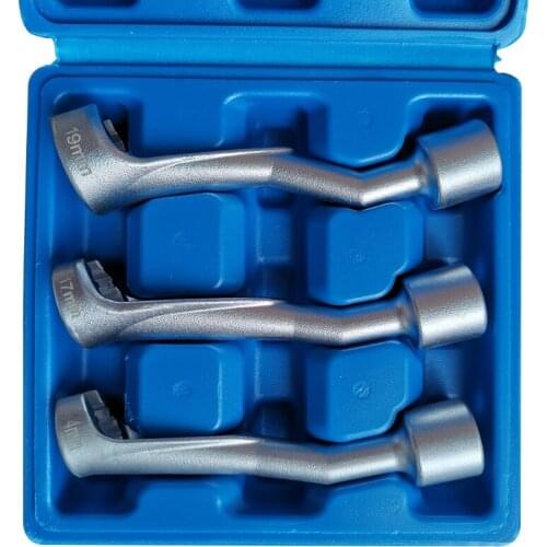 Durable Wrench Sets Blue Box of Fuel Injection Pipe Wrench Durable Injection Wrench Fuel Wrench System Tools T5UC
