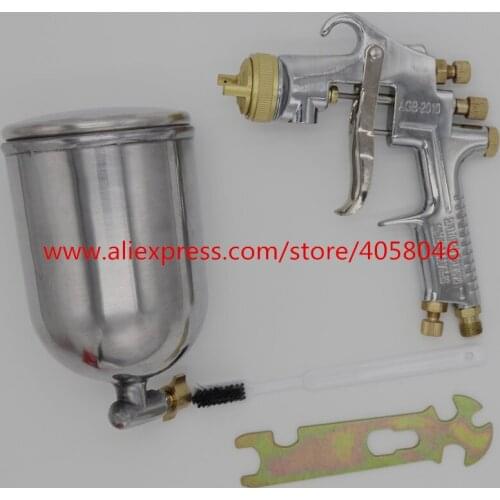 HVLP F100Professional Pneumatic Spray Gun 400ML Airbrush Sprayer Alloy Painting Atomizer Tool With Hopper For Painting Cars