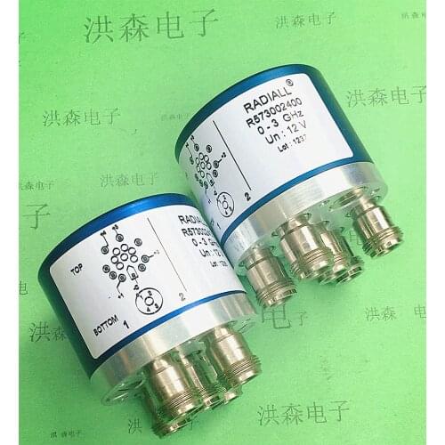 RADIALL R573002400 12 v DC - 3.0 GHz SP4T N type rf coaxial power switch