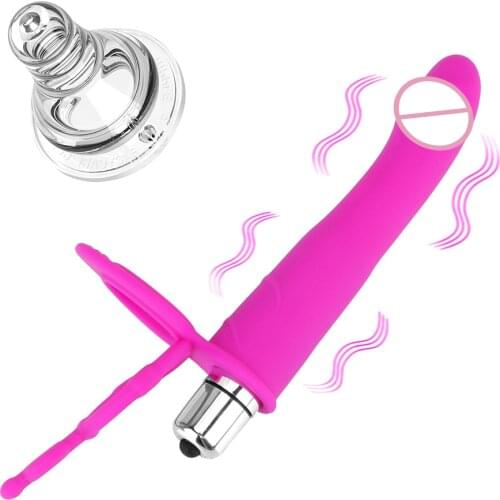 Strapon Dildo Vibrator Strap On Penis Double Penetration Vibrator Erotic Anal Plug For Man Sex Toys For Couples