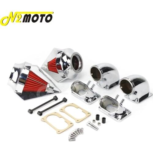 Dual Spike Air Cleaner Intake Filter For Suzuki Boulevard M109 M109R 2006 2007 2008 2009 2010 2011 2012 Intruder VZR 1800 06-07
