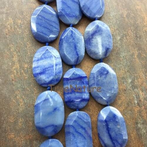 High Quality Blue-vein Stone Nugget Strand Faceted Beads Petite Nugget Stone Jewelry Making Style In 30*40 mm BE7544
