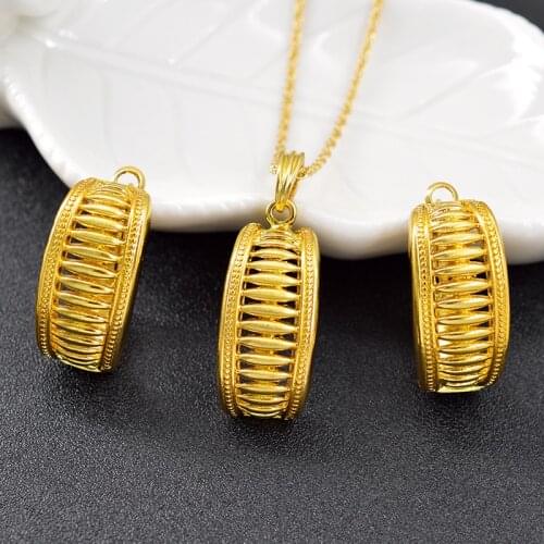 ZEA Dear Jewelry Ethnic Jewelry Set For Women Earrings Necklace Pendant Square Jewelry Set For Party Exquisite Jewelry Findings