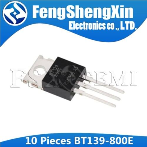 10pcs/lot BT139-800E TO-220 BT139-800 BT139 Triacs