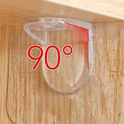 10Pcs Shelf Support Adhesive Pegs Plastic Closet Cabinet Shelf Support Clips Wall Hanger For Kitchen Bathroom Accessories