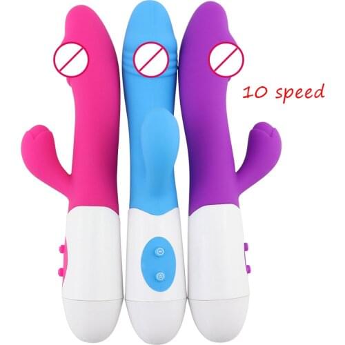 10 Speed G Spot Vibrator for women Dildo Sex toy Rabbit Vibrator Vaginal Clitoral massager Female Masturbator Sex Toys for Women