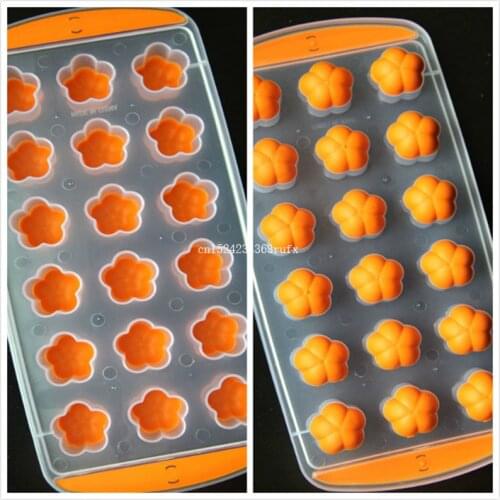 50pcs 3D Fruit Shape Ice Cube Tray Mould Chocolate Silicone Tray Ice Molds Freeze Kitchen Accessories