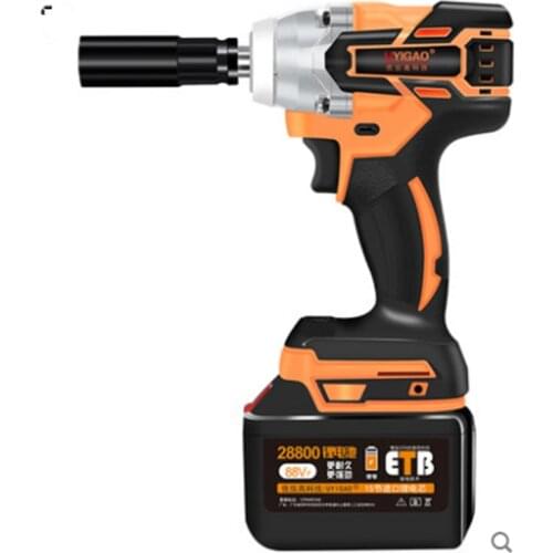 5800rnp 16800mAh Brushless Cordless Electric Impact Wrench Rechargeable Lithium Battery Car Wheel Hand Drill Power Tools US Plug