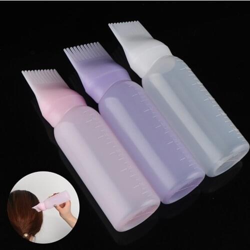 Hair Dye Applicator Brush Bottles Dyeing Shampoo Bottle Oil Comb Hair Dye Bottle Applicator Tools Hair Coloring Styling Tool