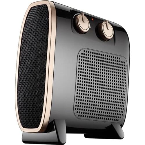 DMWD Vertical/Horizontal Low Noise Mini Electric Heater 220V Office Air Warmer Cooling Fan Energy Saving 3 Gear