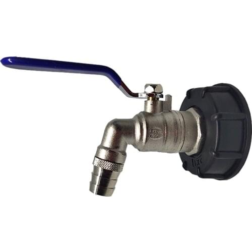 IBC S60X6 Water Tank Outlet Fitting/Connector/Adapter With Range Df Tap Outlets