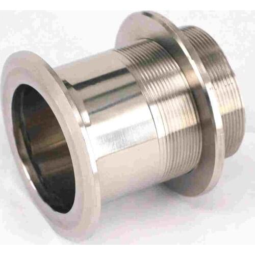 Fit Tube O/D 16/19/25/32/38/45/51/57/63 76mm 304 Stainless Steel Sanitary Bulkhead Pipe Fittings