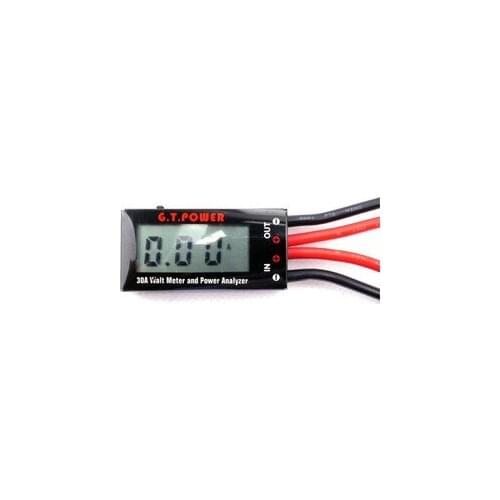 G.T.Power LCD 30A Mni Watt voltage power Meter Current Meter for RC hobby