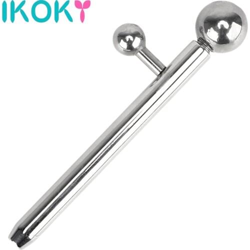 IKOKY Catheters Sounds Horse Eye Stimulation Penis Plug Sex Shop Stainless Steel Sex Toys for Men Urethral Dilators