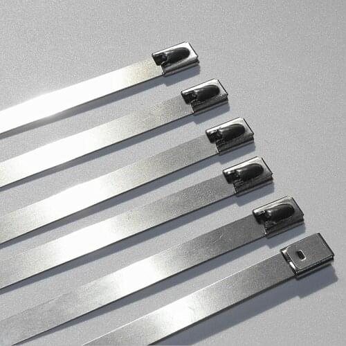 A lot =1000 pcs Material 304 Stainless cable tie(ball lock) wide:7.9mm Long:600mm 7.9*600mm