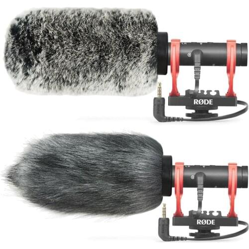Microphone Furry Rigid Windscreen Muff Mic Wind Cover Fur Filter Outdoor Microphone Windscreen for Rode VideoMic NTG