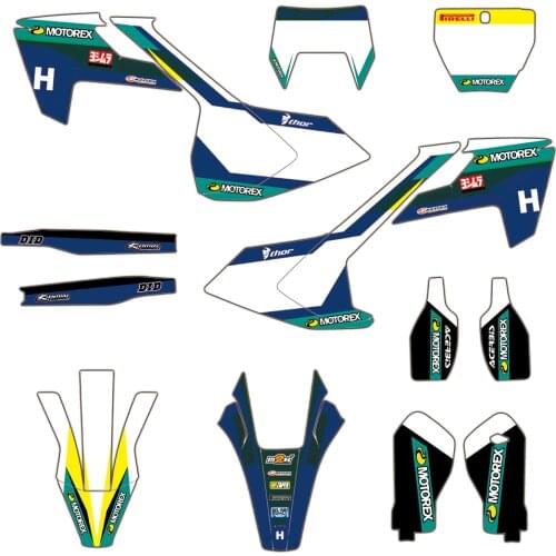 Fairing Graphic Sticker Decal for Husqvarna TC FC TX 2016-2018 TX TE FE 2017-2019 125 250 350 450