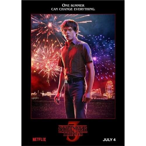 Stranger Things Season 3 Posters Wall Stickers Glossy Paper Clear Image Home Decoration FC442
